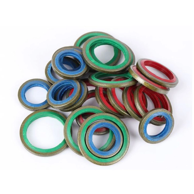 Samocentralizujący się 304 Stalowy Dowty Seal Gasket NBR Rubber Bonded Seal Washer 1