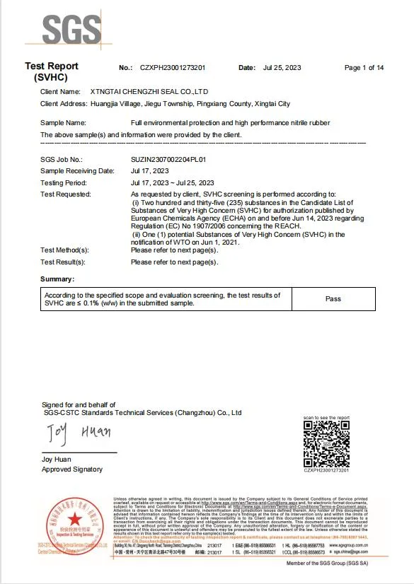 Wysokiej wydajności NBR TC OIL SEAL dla przemysłu motoryzacyjnego i lotniczego 5